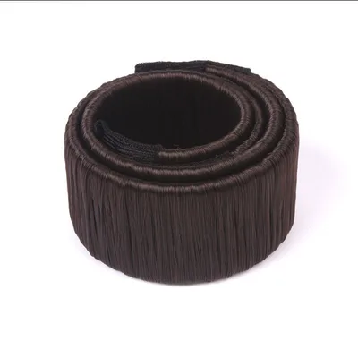 Korean Version Of The Wig Pan Hairpin Ball Head Slap Ring Dark Coffee - Shop at LoveMi