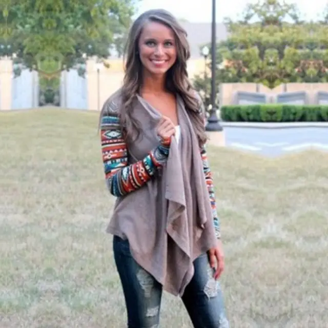 Sell fashion stitching loose casual irregular mesh coat Gray - Shop at LoveMi