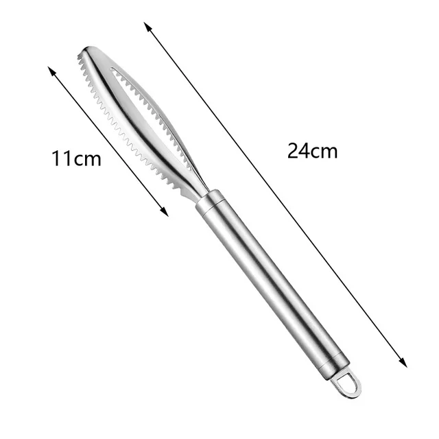 430 Stainless Steel Scale Removing Artifact Fish Killing Tool Kitchen Gadgets Scale Plane - Shop at LoveMi