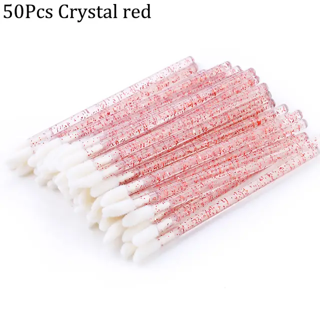 Crystal rod lip brush red brush lip gloss brush Red - Shop at LoveMi