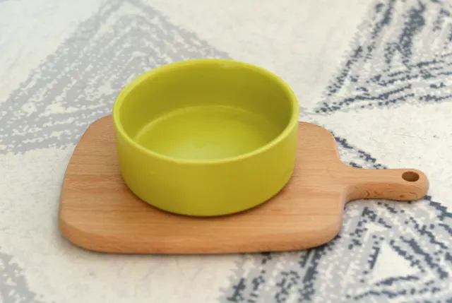 Ceramic single bowl cat food basin Green - Shop at LoveMi