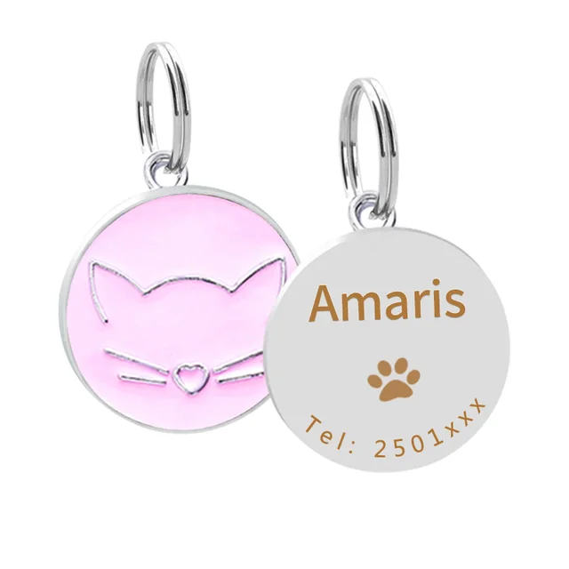 Pet collar pendant Pink - Shop at LoveMi