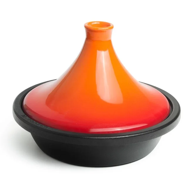 Claypot Rice Enamel Soup Pot Stove Universal Orange - Shop at LoveMi