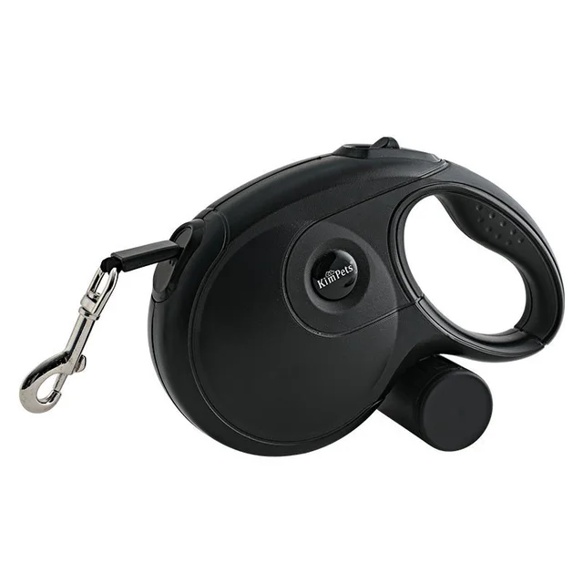 Dog Automatic Leashes Retractable One Button Break Lock Soft Hand Grip Black - Shop at LoveMi