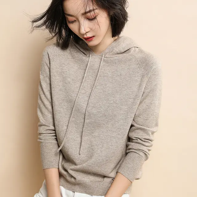Solid color Pullover Camel - Shop at LoveMi
