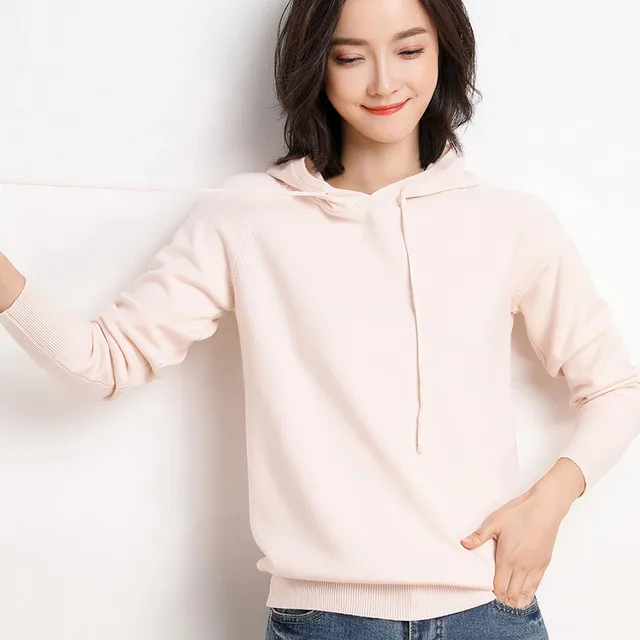 Solid color Pullover Light Pink - Shop at LoveMi