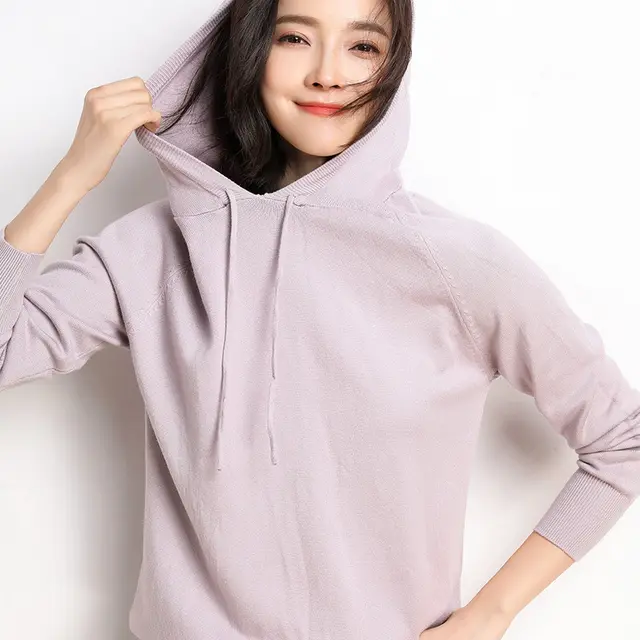 Solid color Pullover Light Purple - Shop at LoveMi
