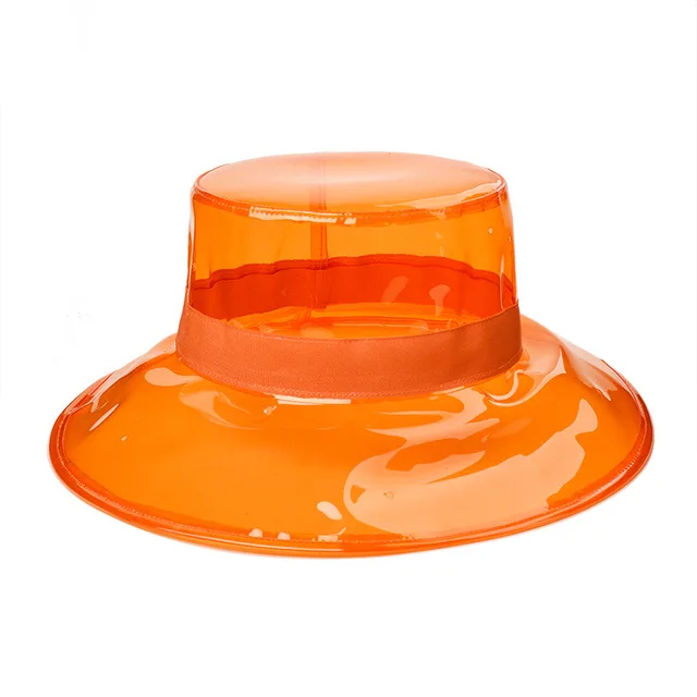 Plastic awning fisherman's hat Orange - Shop at LoveMi