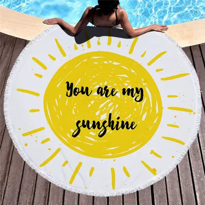 Printed beach towel microfiber bath towel beach cushion 10 Style 150Cm - Shop at LoveMi