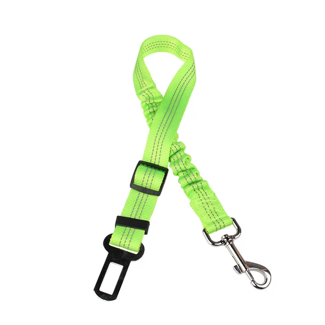 Dog elastic car seat belt traction rope Green - Shop at LoveMi