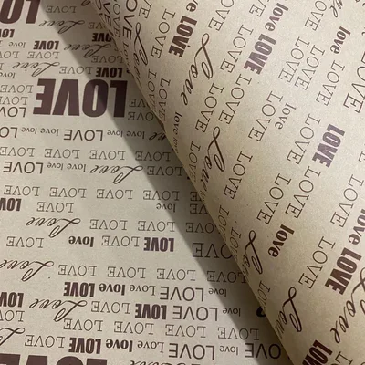 Retro Nostalgic Kraft Paper Double Sided English Newspaper Love Coffee - Shop at LoveMi