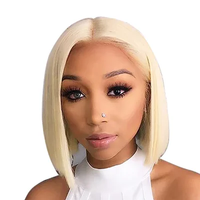 Blond short straight wig Gold - Shop at LoveMi