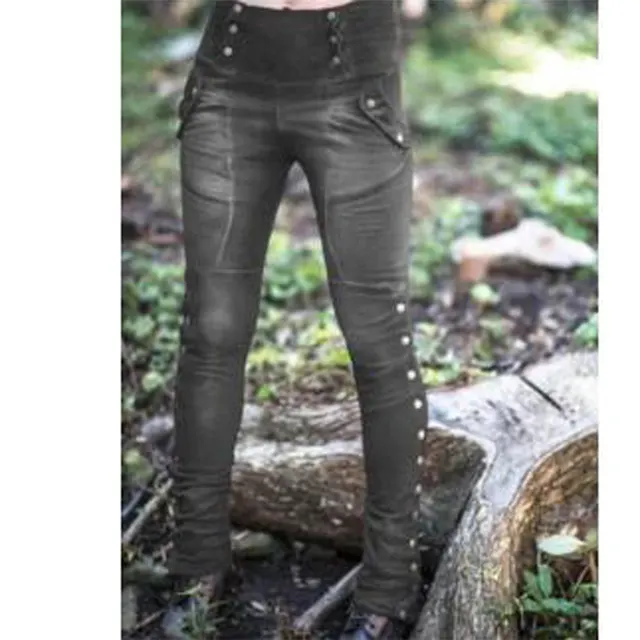 Stretch pocket pencil pants Grey - Shop at LoveMi