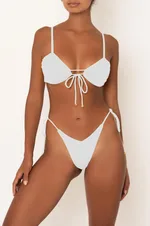 Female lace sexy bikini - White