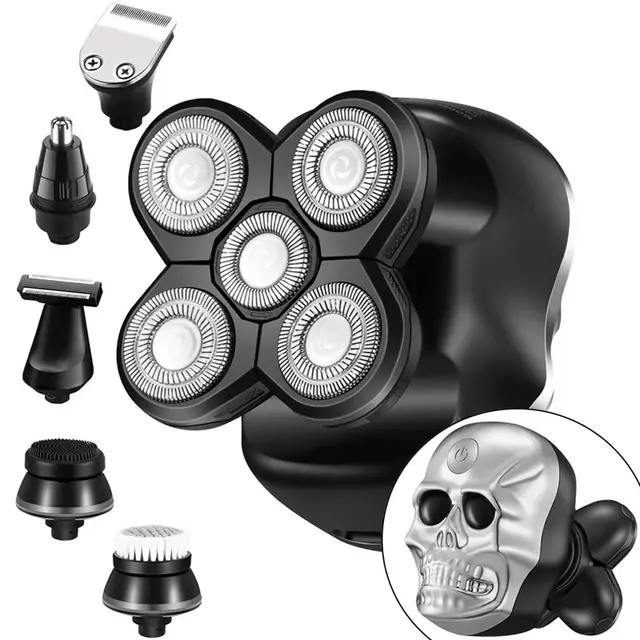 New Multifunctional Razor Halloween Skull Six In One Silver - Shop at LoveMi