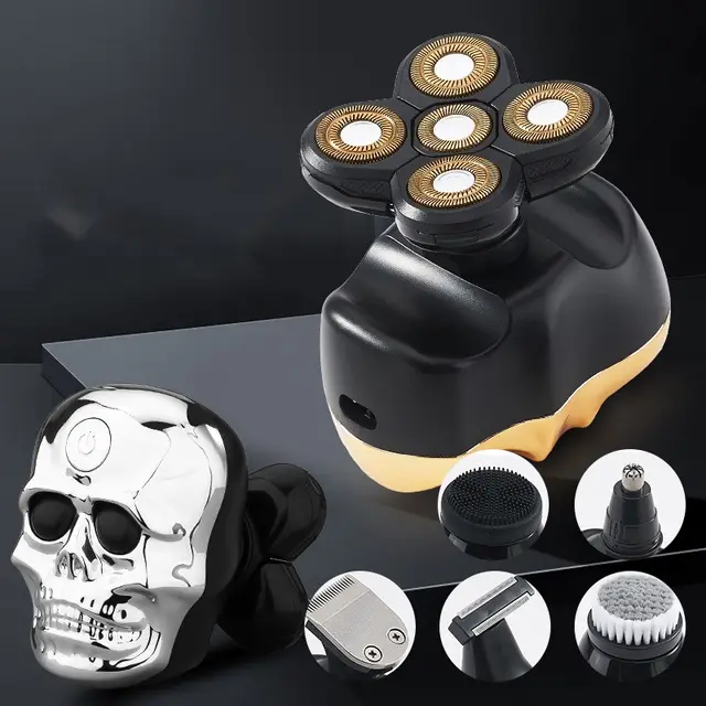 New Multifunctional Razor Halloween Skull Six In One Yellow - Shop at LoveMi