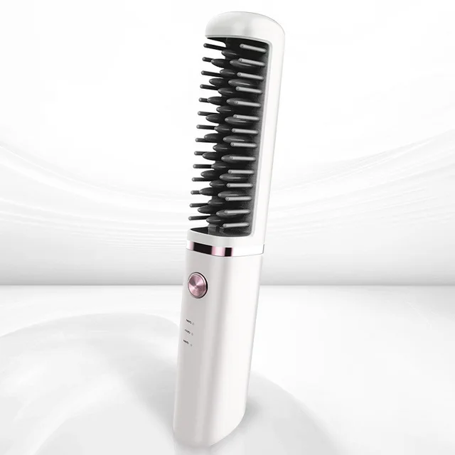 Hair Straightener Hot Rechargeable Heat Hair Straightener White - Shop at LoveMi