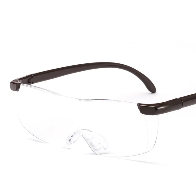 Antifatigue Frameless Reading Glasses Brown - Shop at LoveMi