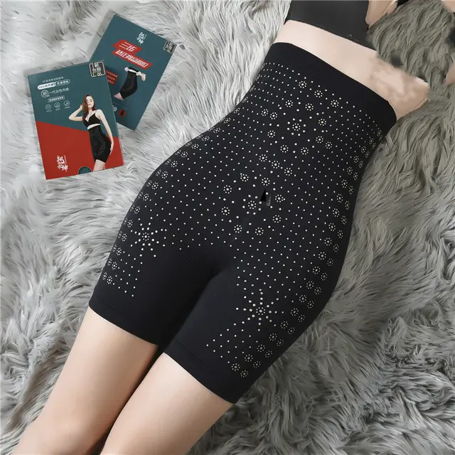 Body Sculpting Fat Reduction Pelvic Correction Women's Panties Flat Leg Pants Black - Shop at LoveMi