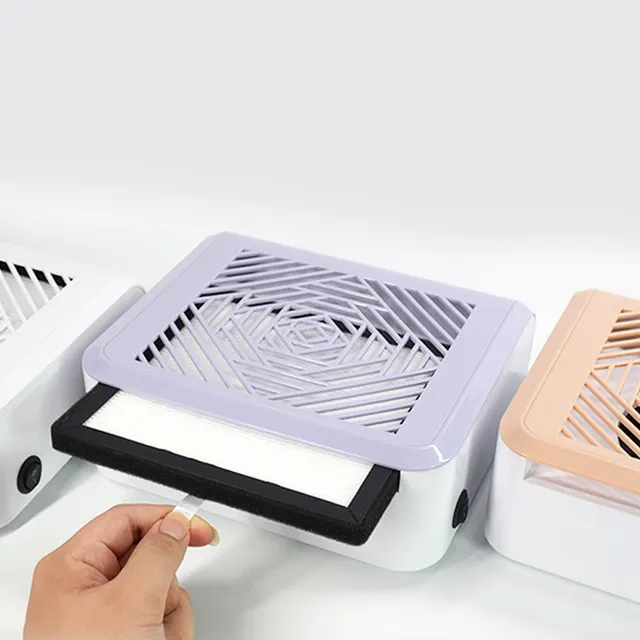 The Original Filter Super Absorbs High power Nail Vacuum Cleaner 45W Purple - Shop at LoveMi