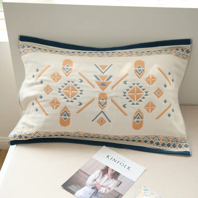 Pure Cotton Four Layer Gauze Pillow Towel Pure Cotton Pillow Towel Soft - Shop at LoveMi