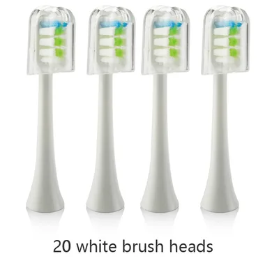 Doctor Bei Electric Toothbrush Head Universal Replacement White20Pcs - Shop at LoveMi
