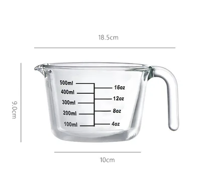 Anchor Hocking 1 Litre Glass Measuring Jug. Measures in Oz Pints & Ml - Shop at LoveMi