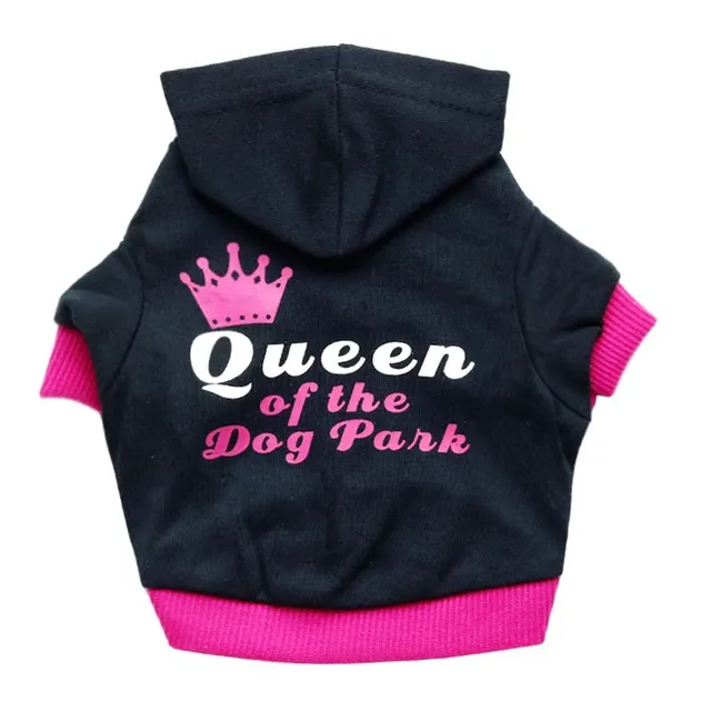 Pet Clothes Dog Clothes All Cotton Cap Seal VIP Pet T shirt Teddy Clothes Black Rose - Shop at LoveMi