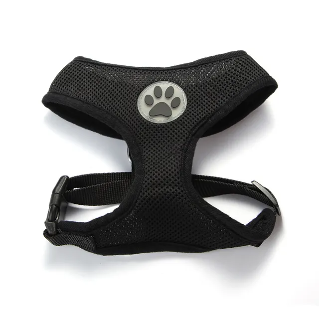 Breathable Mesh Traction Rope For Pet Chest Harness Black - Shop at LoveMi