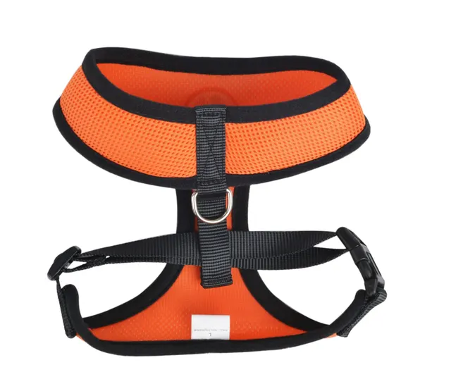 Breathable Mesh Traction Rope For Pet Chest Harness Orange - Shop at LoveMi