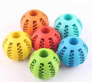 Pet Dog Toy Bite Resistant Molar Stick Puppy Ball - Seven Colors - View 1