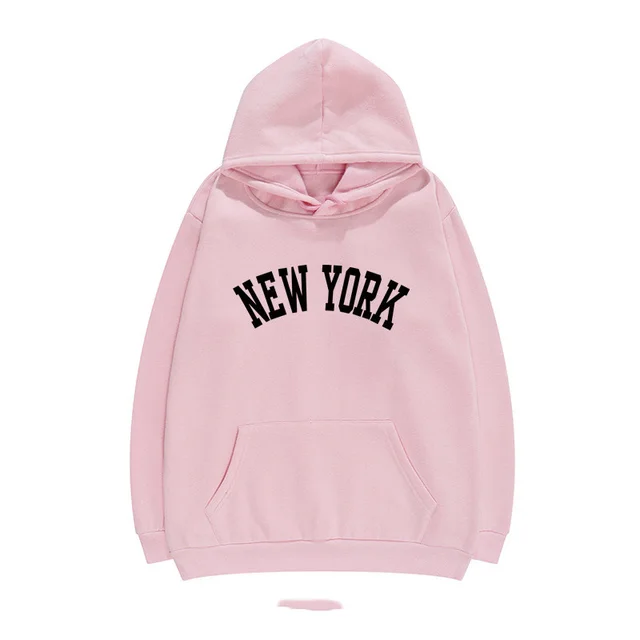 Simple Letter Mid Length Lazy Style Sweater Women Pink - Shop at LoveMi