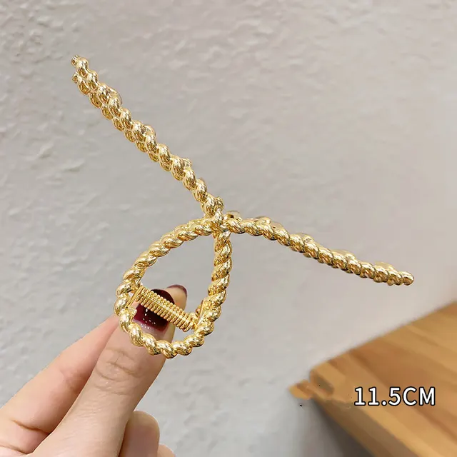 Metal Hairpin Net Red Hair Scratches on The Back of The Head I Gold - Shop at LoveMi