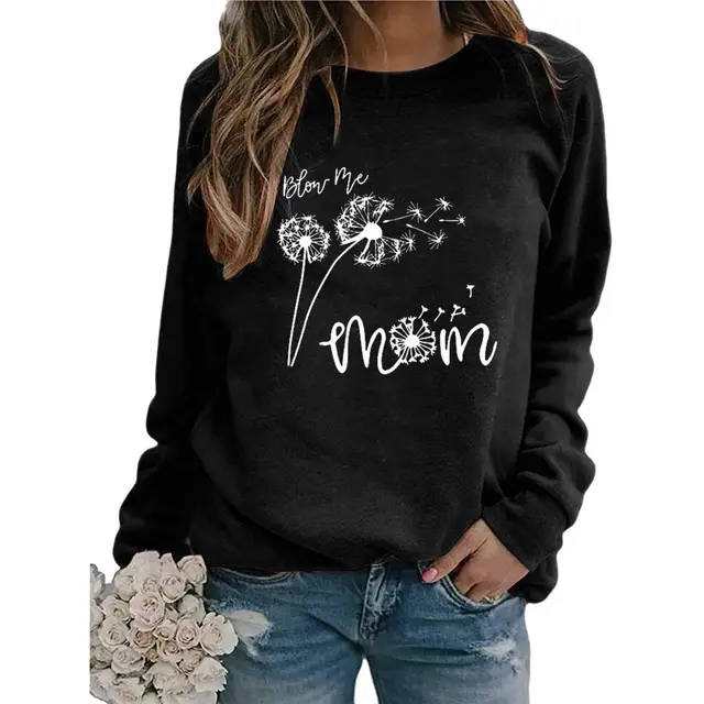 Animal European And American Print Crew Neck Sweater Black - Shop at LoveMi