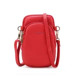 Japanese And Korean Ladies Multifunctional Zipper Coin Purse - Red