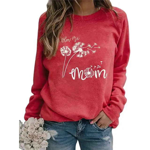 Animal European And American Print Crew Neck Sweater Red - Shop at LoveMi