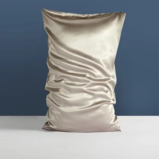 Double-sided Silk Silk Heavy Sleep Pillowcase Silk - Beige