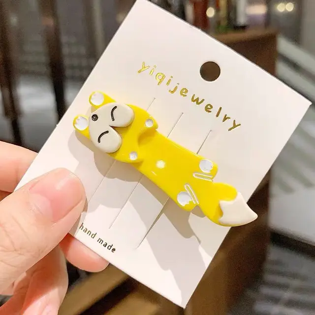 Duckbill Clip Cute Girl Heart Childlike Hairpin - Shop at LoveMi