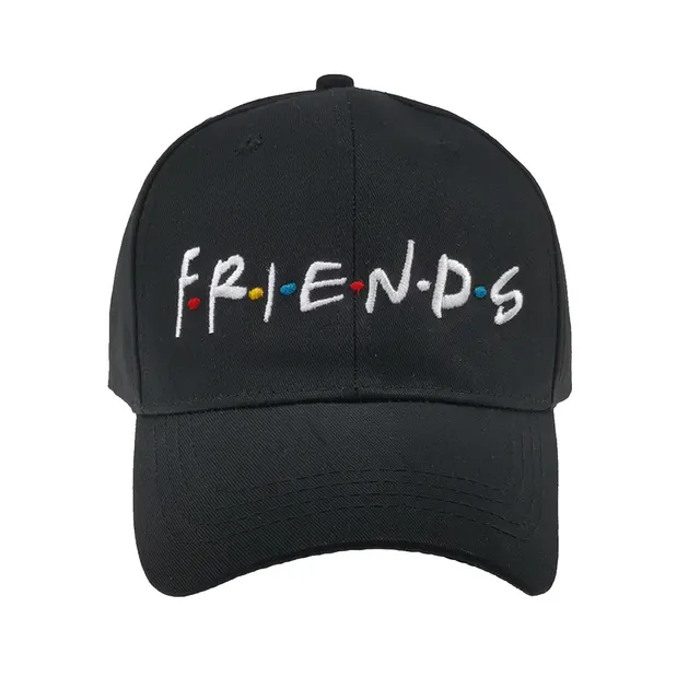 Letter Hat Embroidery Cotton Baseball Cap Black - Shop at LoveMi