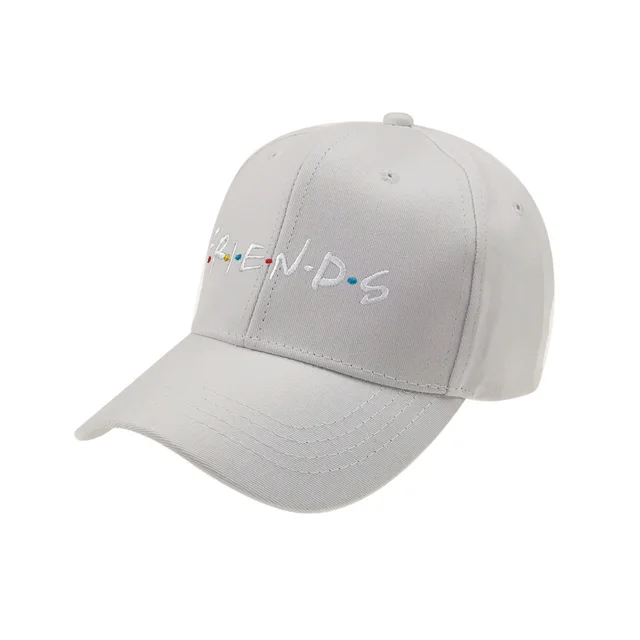 Letter Hat Embroidery Cotton Baseball Cap White - Shop at LoveMi
