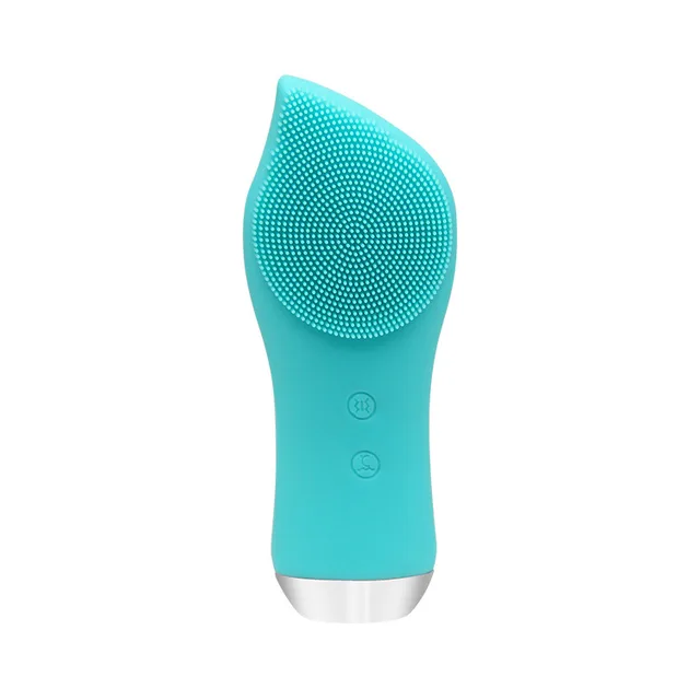 Cleansing Device Pore Cleaner Electric Silicone Cleansing Device To Blackheads Light Green - Shop at LoveMi