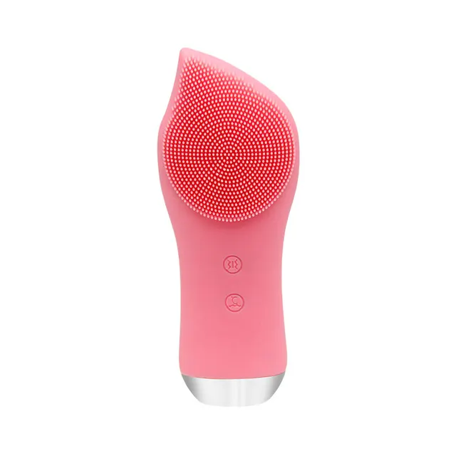 Cleansing Device Pore Cleaner Electric Silicone Cleansing Device To Blackheads Pink - Shop at LoveMi