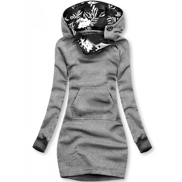 Fashion Casual Slim Long Ladies Sweater Grey - Shop at LoveMi