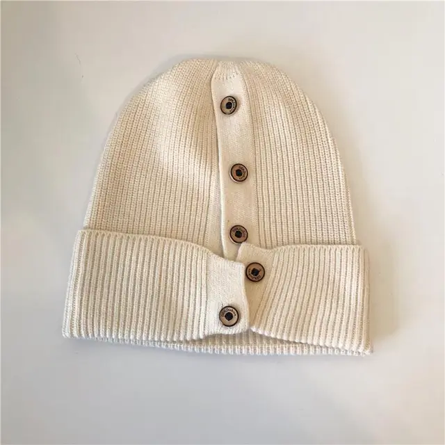Knitted Hat Women Casual Toe Cap Khaki - Shop at LoveMi