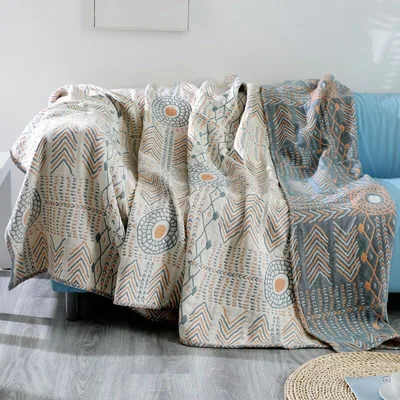 Four layer Gauze Towel and Sofa Cushion all Inclusive Apricot - Shop at LoveMi