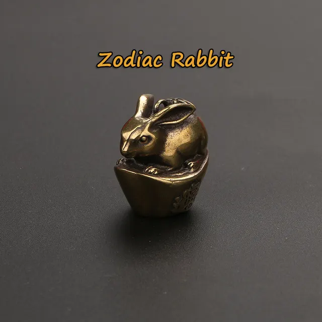Creative Brass Zodiac Desktop Decoration Keychain Pendant - Shop at LoveMi
