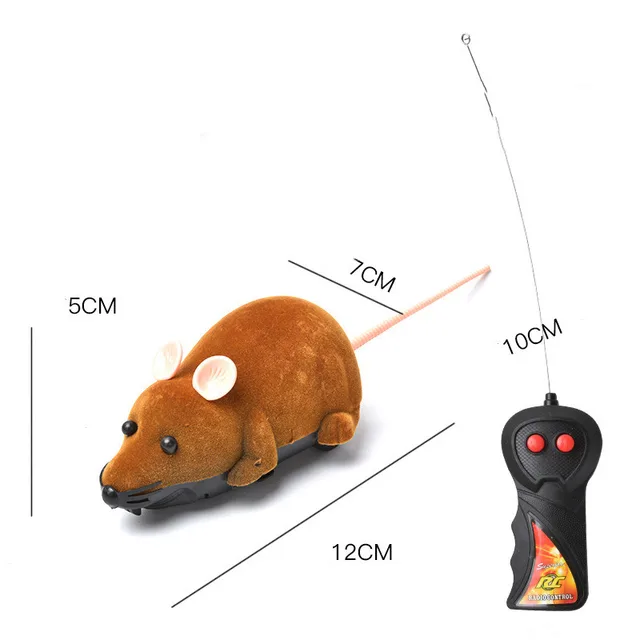 Cat Toy Electric Wireless Remote Control Simulation Mouse - Shop at LoveMi