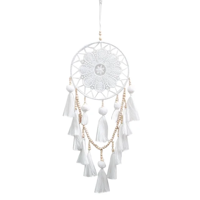 Decorative Wall Dream Catcher European And American Romantic Style Wall Decoration White - Shop at LoveMi