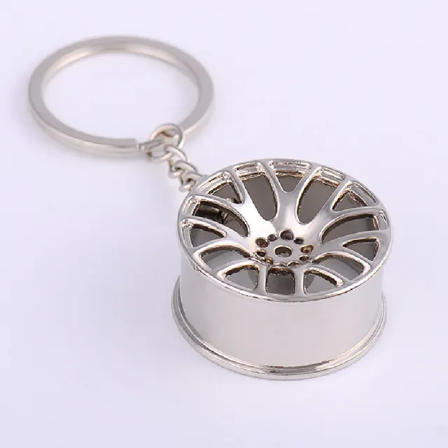 Supercharged Turbine Wheel Modified Metal Keychain Silver - Shop at LoveMi