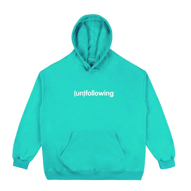 Fashion Drop Shoulder Letter Print Pullover Hoodie Light Green - Shop at LoveMi